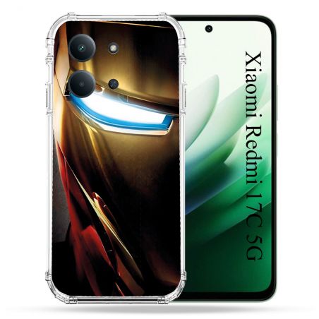 Coque Renforcée Pour Xiaomi Redmi 17C 5G Iron Man Casque