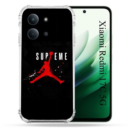 Coque Renforcée Pour Xiaomi Redmi 17C 5G Jordan Supreme Noir