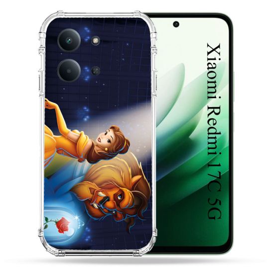 Coque Renforcée Pour Xiaomi Redmi 17C 5G La Belle et La Bête