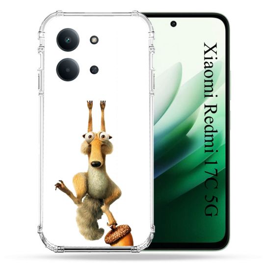 Coque Renforcée Pour Xiaomi Redmi 17C 5G L'âge de Glace Scratch Suspendu