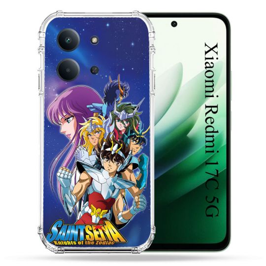 Coque Renforcée Pour Xiaomi Redmi 17C 5G Les Chevaliers Du Zodiaque