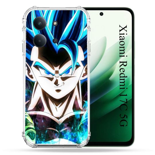 Coque Renforcée Pour Xiaomi Redmi 17C 5G Manga Dragon Ball Gogeta Visage