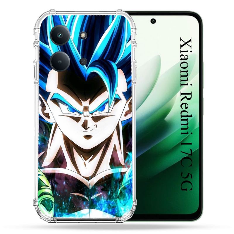 Coque Renforcée Pour Xiaomi Redmi 17C 5G Manga Dragon Ball Gogeta Visage