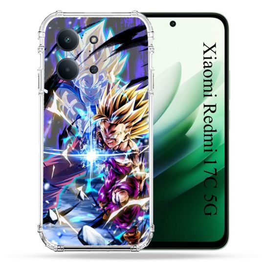 Coque Renforcée Pour Xiaomi Redmi 17C 5G Manga Dragon Ball Sangohan Duo