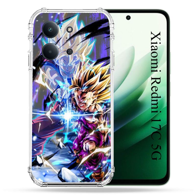 Coque Renforcée Pour Xiaomi Redmi 17C 5G Manga Dragon Ball Sangohan Duo