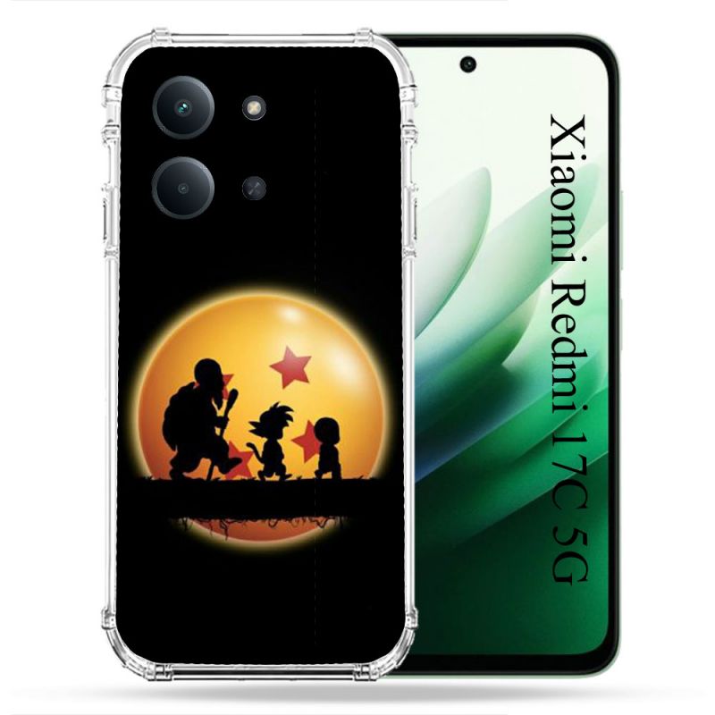 Coque Renforcée Pour Xiaomi Redmi 17C 5G Manga Dragon Ball Vintage