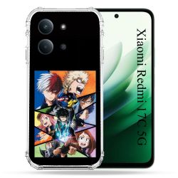 Coque Renforcée Pour Xiaomi Redmi 17C 5G Manga My Hero Academia Noir