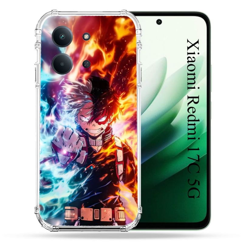 Coque Renforcée Pour Xiaomi Redmi 17C 5G Manga My Hero Academia Shoto Portrait