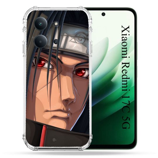 Coque Renforcée Pour Xiaomi Redmi 17C 5G Manga Naruto Itachi Visage