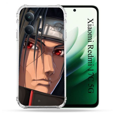 Coque Renforcée Pour Xiaomi Redmi 17C 5G Manga Naruto Itachi Visage