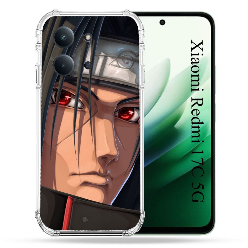 Coque Renforcée Pour Xiaomi Redmi 17C 5G Manga Naruto Itachi Visage