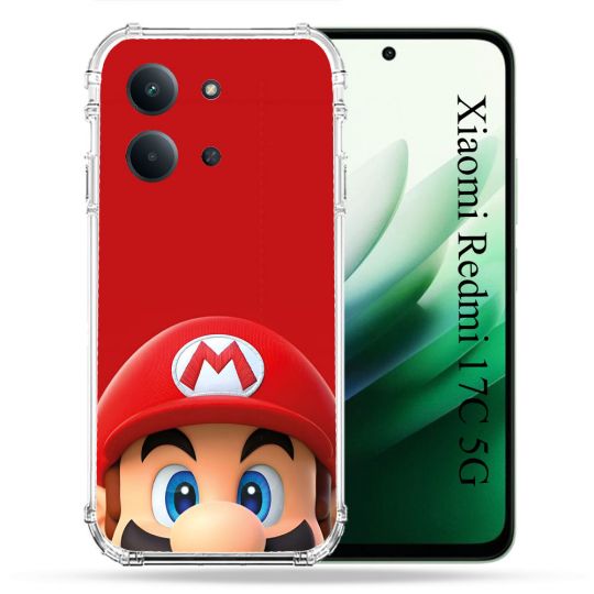 Coque Renforcée Pour Xiaomi Redmi 17C 5G Mario Rouge