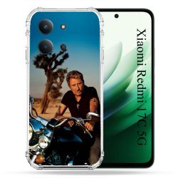 Coque Renforcée Pour Xiaomi Redmi 17C 5G Musique Johnny Hallyday Moto