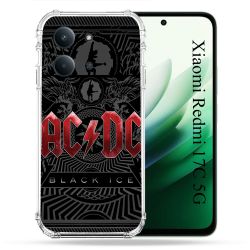 Coque Renforcée Pour Xiaomi Redmi 17C 5G Musique Rock ACDC Rouge