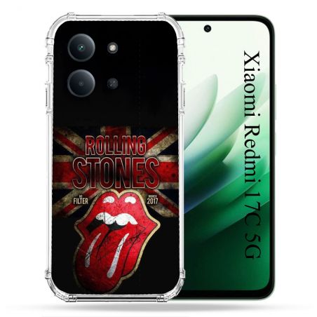 Coque Renforcée Pour Xiaomi Redmi 17C 5G Musique Rolling Stones