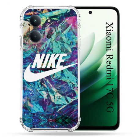 Coque Renforcée Pour Xiaomi Redmi 17C 5G Nike Turquoise