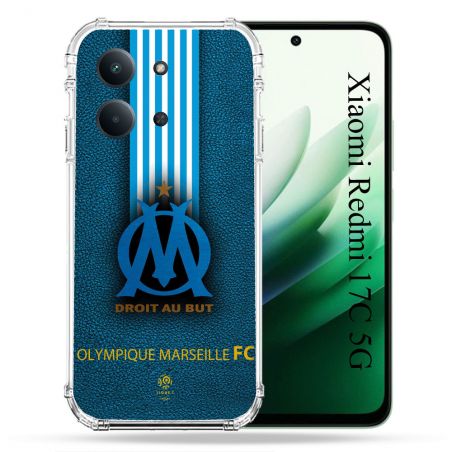 Coque Renforcée Pour Xiaomi Redmi 17C 5G Olympique Marseille OM Bande