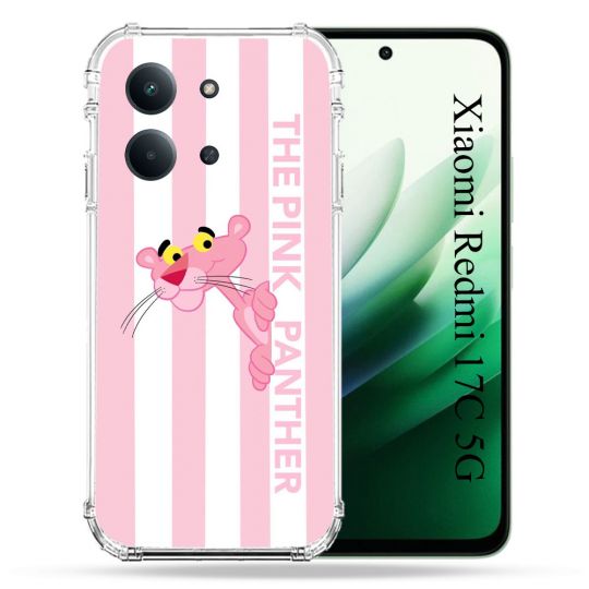 Coque Renforcée Pour Xiaomi Redmi 17C 5G Panthere Rose