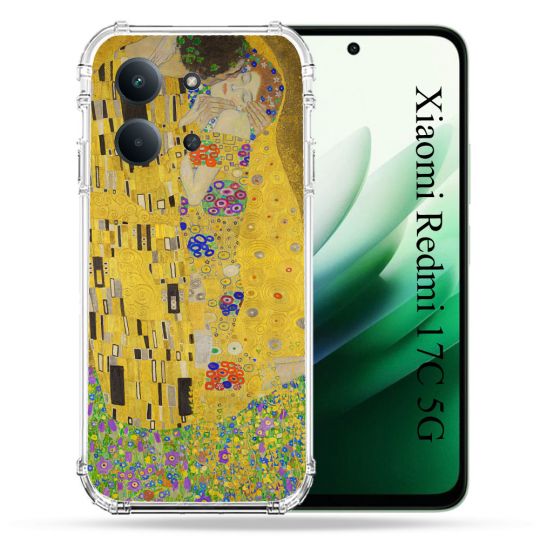 Coque Renforcée Pour Xiaomi Redmi 17C 5G Peinture Le Baiser