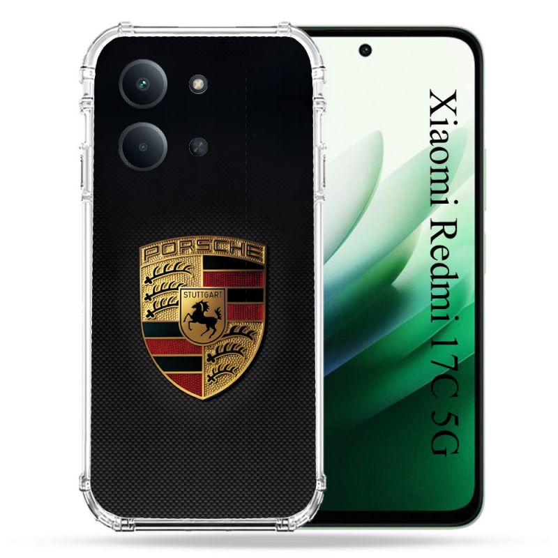 Coque Renforcée Pour Xiaomi Redmi 17C 5G Porsche Carbone