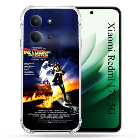Coque Renforcée Pour Xiaomi Redmi 17C 5G Retour Vers Le Futur Affiche