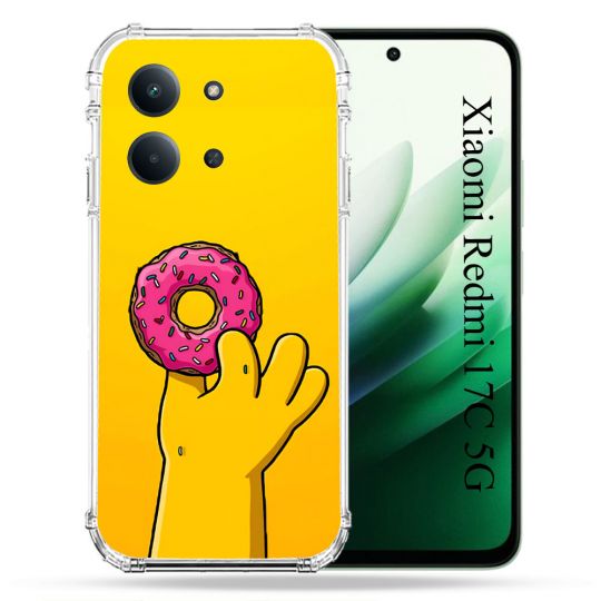 Coque Renforcée Pour Xiaomi Redmi 17C 5G Simpson Donuts