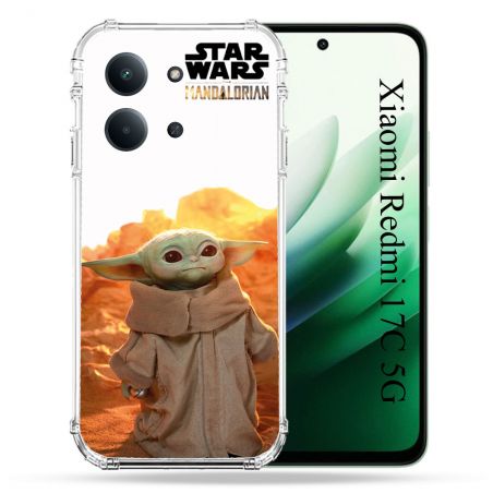 Coque Renforcée Pour Xiaomi Redmi 17C 5G Star Wars - Yoda bebe soleil