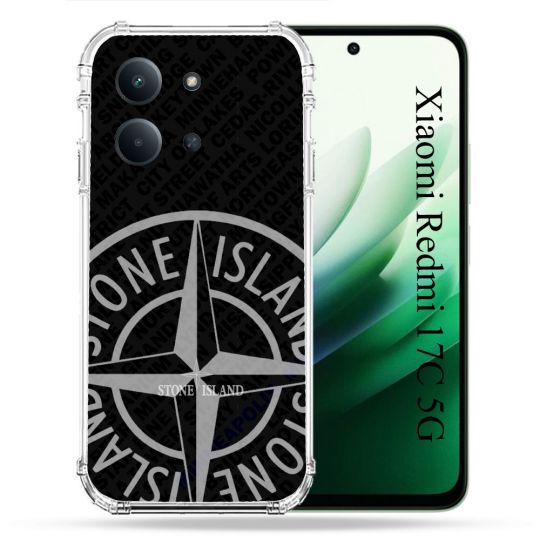 Coque Renforcée Pour Xiaomi Redmi 17C 5G Stone Island Gris