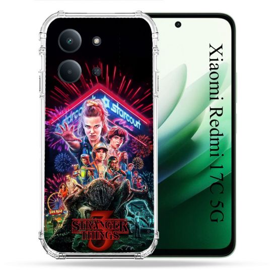 Coque Renforcée Pour Xiaomi Redmi 17C 5G Stranger Things Affiche 3