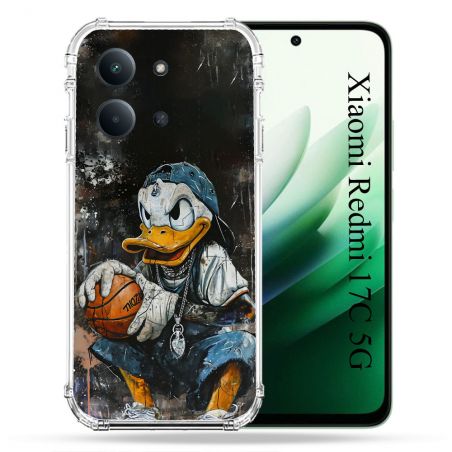 Coque Renforcée Pour Xiaomi Redmi 17C 5G Street Art Donald Duck