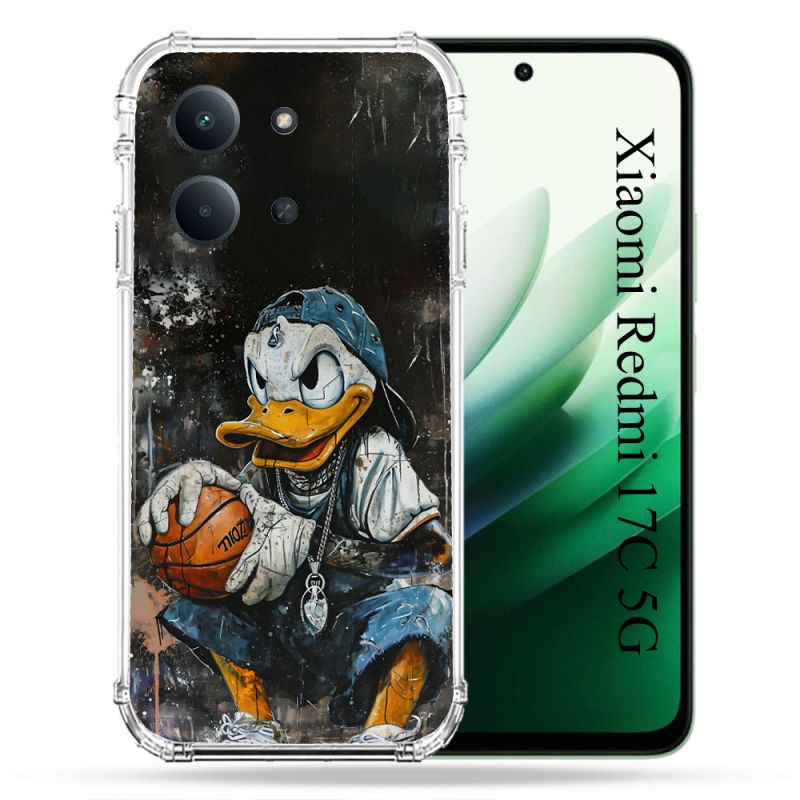 Coque Renforcée Pour Xiaomi Redmi 17C 5G Street Art Donald Duck