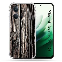 Coque Renforcée Pour Xiaomi Redmi 17C 5G Texture Bois