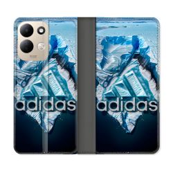 Housse Cuir Portefeuille Pour Xiaomi Redmi 17 4G / 5G Adidas Iceberg