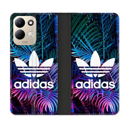 Housse Cuir Portefeuille Pour Xiaomi Redmi 17 4G / 5G Adidas Palmier