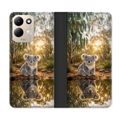 Housse Cuir Portefeuille Pour Xiaomi Redmi 17 4G / 5G Animal Koala Reflet