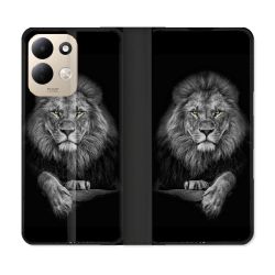 Housse Cuir Portefeuille Pour Xiaomi Redmi 17 4G / 5G Animal Lion Majestueux