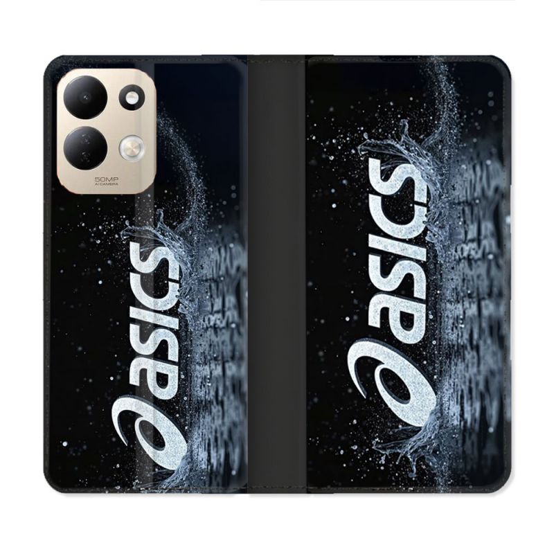 Housse Cuir Portefeuille Pour Xiaomi Redmi 17 4G / 5G Asics