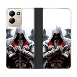 Housse Cuir Portefeuille Pour Xiaomi Redmi 17 4G / 5G Assassin Creed Mask