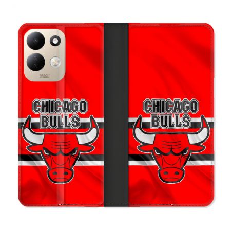 Housse Cuir Portefeuille Pour Xiaomi Redmi 17 4G / 5G Basket Chicago Bulls