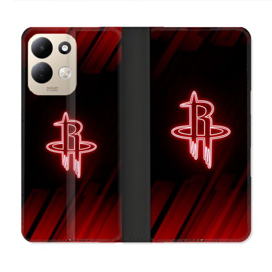 Housse Cuir Portefeuille Pour Xiaomi Redmi 17 4G / 5G Basket Houston Rockets