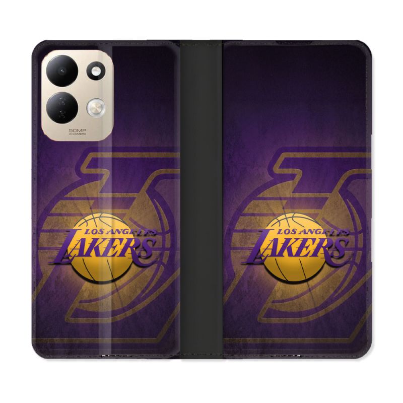 Housse Cuir Portefeuille Pour Xiaomi Redmi 17 4G / 5G Basket Los Angeles Lakers