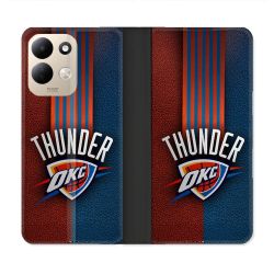 Housse Cuir Portefeuille Pour Xiaomi Redmi 17 4G / 5G Basket Oklahoma City Thunder