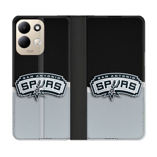 Housse Cuir Portefeuille Pour Xiaomi Redmi 17 4G / 5G Basket San Antonio Spurs