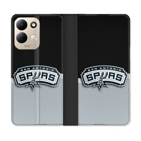 Housse Cuir Portefeuille Pour Xiaomi Redmi 17 4G / 5G Basket San Antonio Spurs