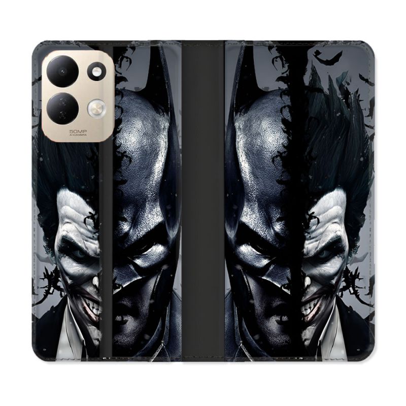 Housse Cuir Portefeuille Pour Xiaomi Redmi 17 4G / 5G Batman Joker