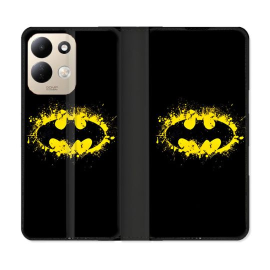 Housse Cuir Portefeuille Pour Xiaomi Redmi 17 4G / 5G Batman Logo