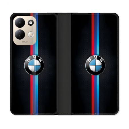Housse Cuir Portefeuille Pour Xiaomi Redmi 17 4G / 5G BMW Logo