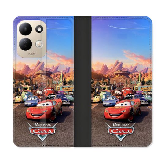 Housse Cuir Portefeuille Pour Xiaomi Redmi 17 4G / 5G Cars Affiche