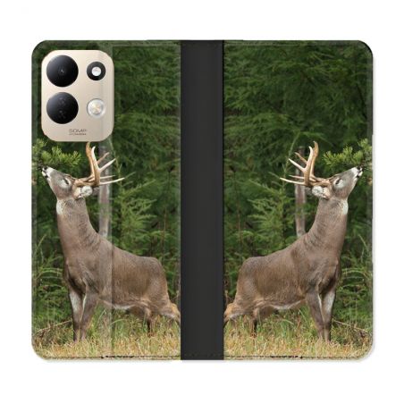 Housse Cuir Portefeuille Pour Xiaomi Redmi 17 4G / 5G Chasse Cerf