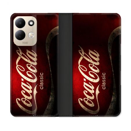 Housse Cuir Portefeuille Pour Xiaomi Redmi 17 4G / 5G Coca Cola Classique